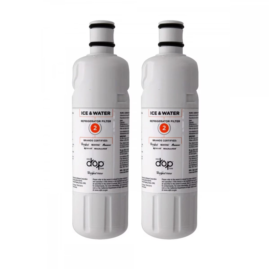 2 Pack Refrigerator Ice & Water Filter S53627