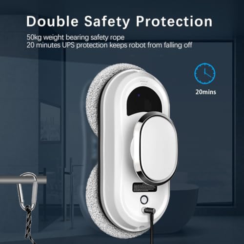 Window Cleaning Robot with Remote Control, Strong Suction 5600 Pa V9010