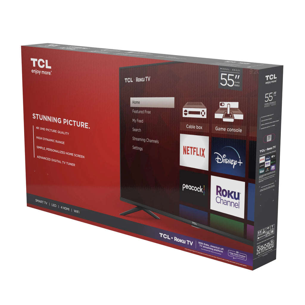 55" 4K UHD HDR Smart TV H8008