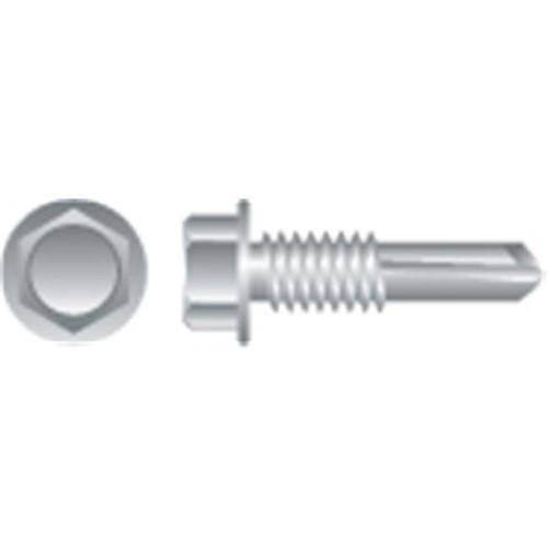 10-16 x 1.25 in. Hex Washer Head Screws Zinc Plated Pack of 4 A8696