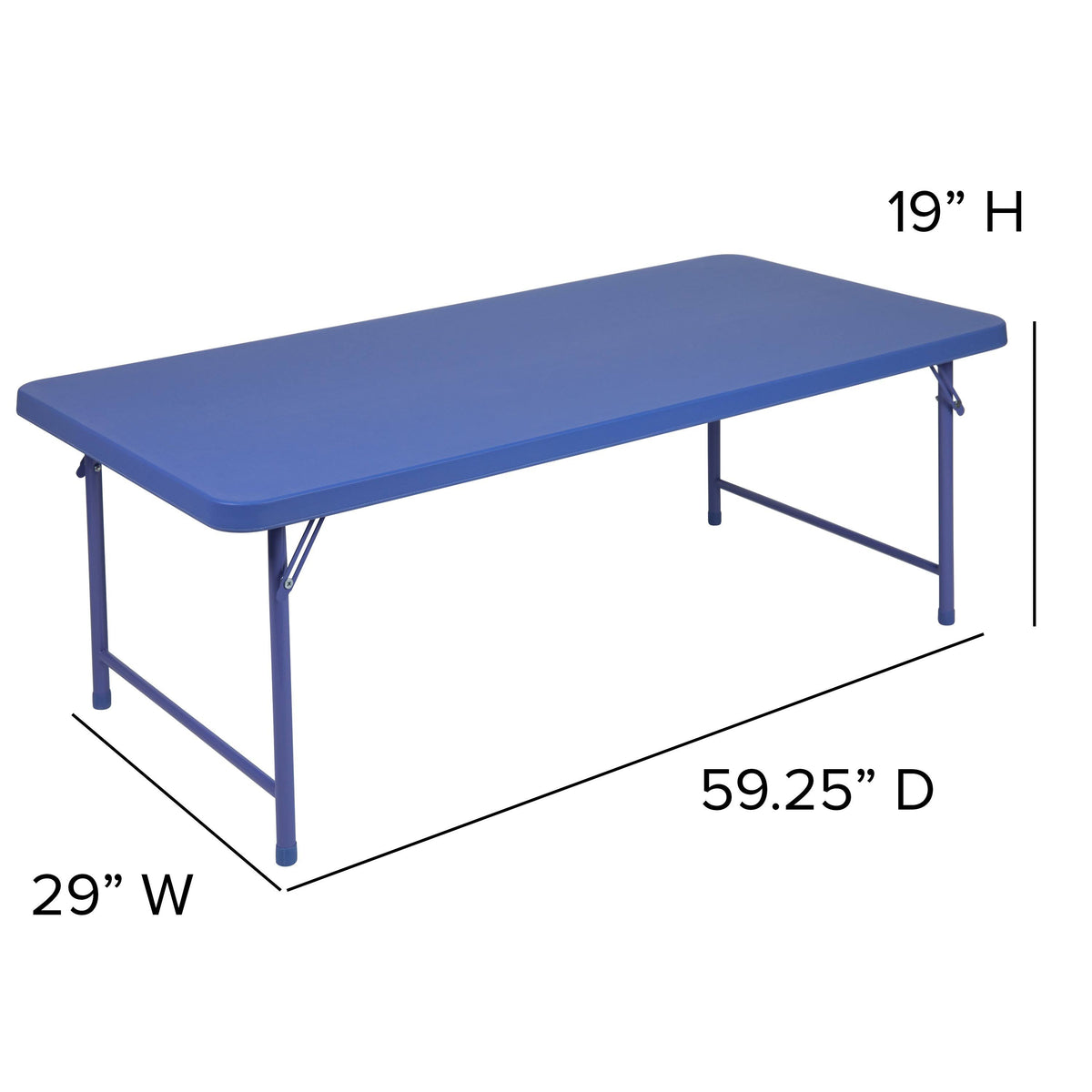 Granite White Plastic Folding Table M623476