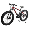 26 Fat Tire Mountain Bike 21 Speed High Carbon Steel Frame R561717