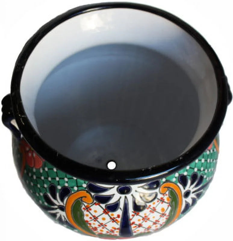 Medium-Sized Talavera Ceramic Garden Pot W259
