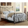 Black King Metal Spindle Bed G2473