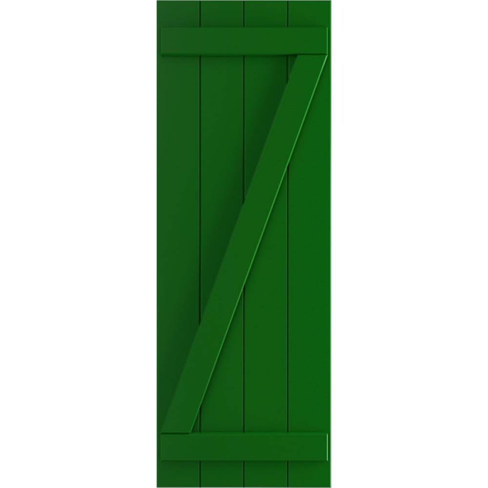 21 1/2x22W x 57x22H PVC Board-n-Batten Shutters N3027
