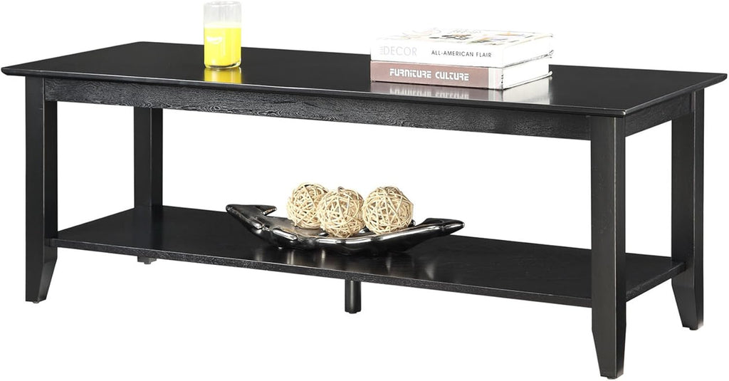 Cherry Coffee Table with Shelf M80045