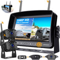 1080P Digital Wireless Backup Camera System 7'' Monitor IP69K Waterproof Night Vision W670