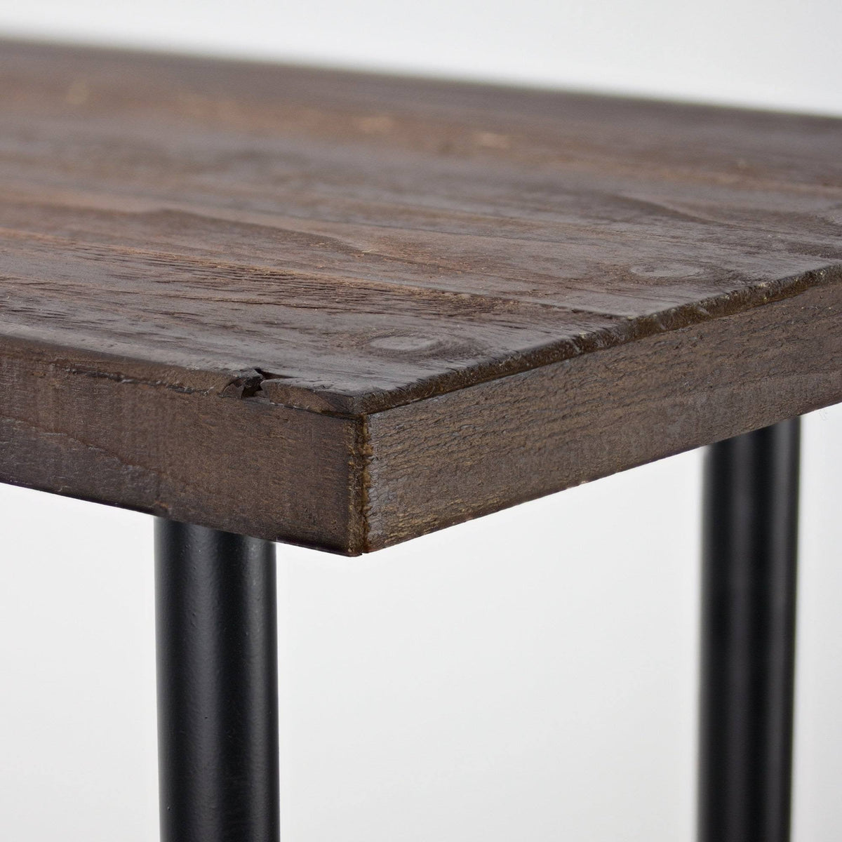 Brown Wood End Side Table V520588