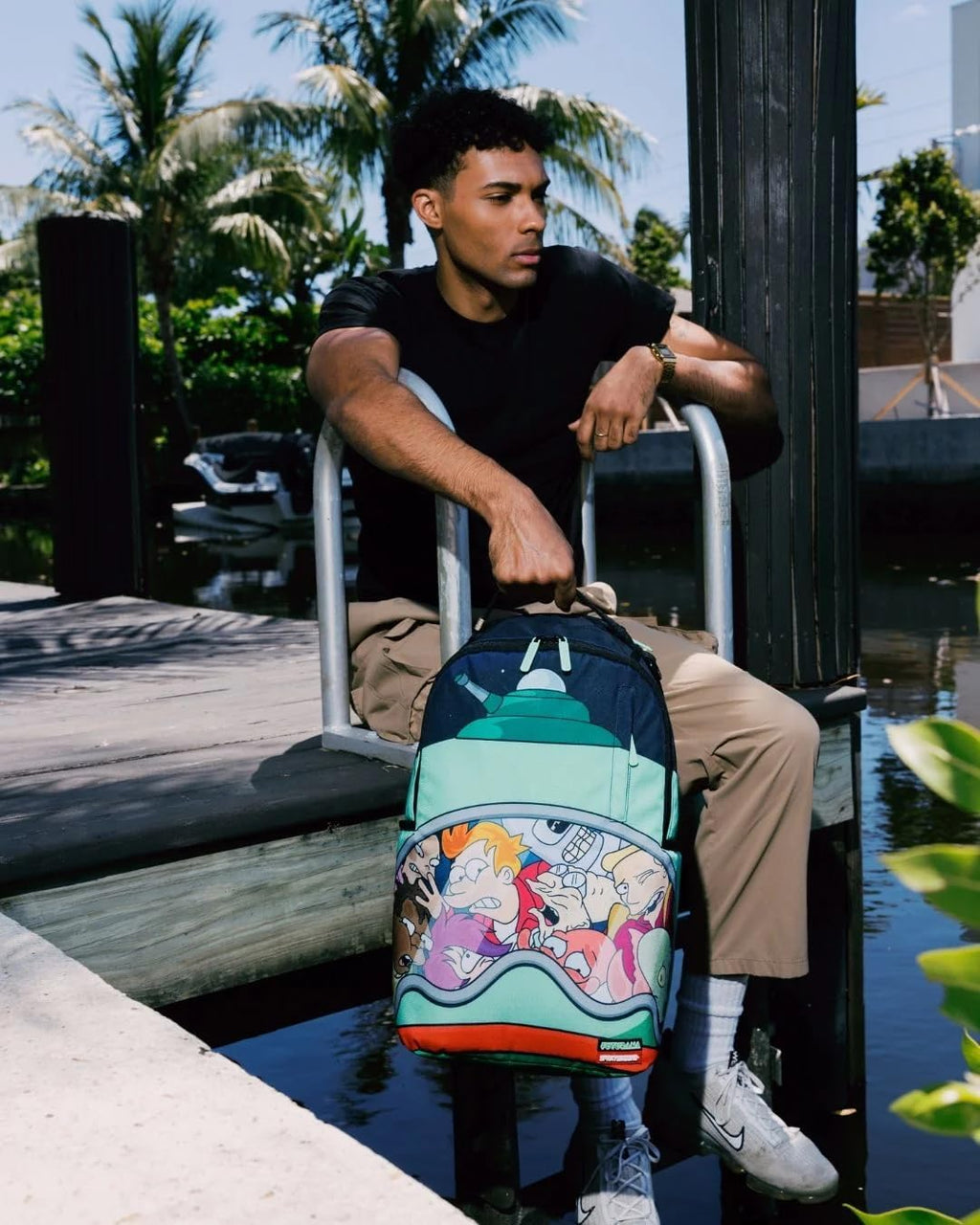 SPRAYGROUND FUTURAMA SPACE CREW DLXSR BACKPACK X711
