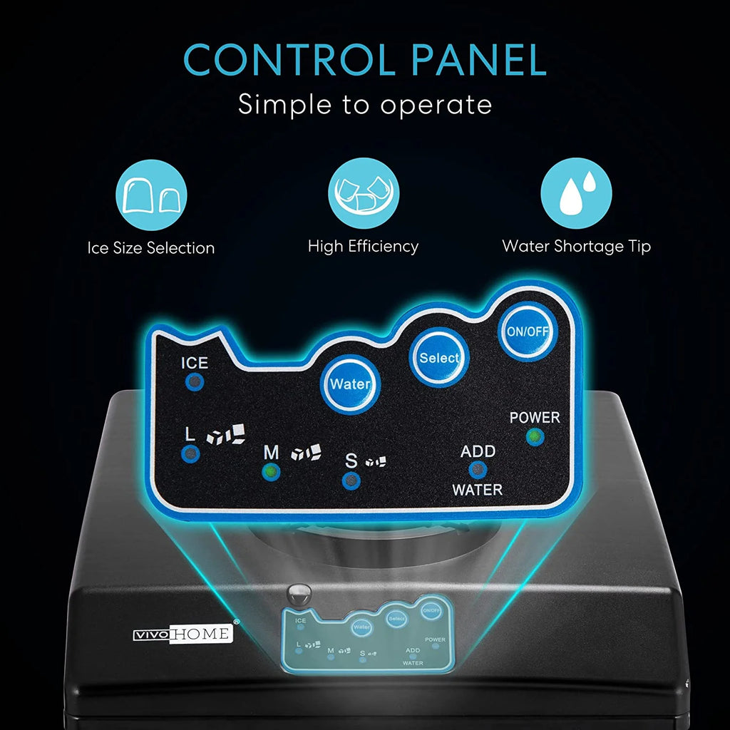 Electric 2 in 1 Countertop Ice Maker with Water Dispenser Y860