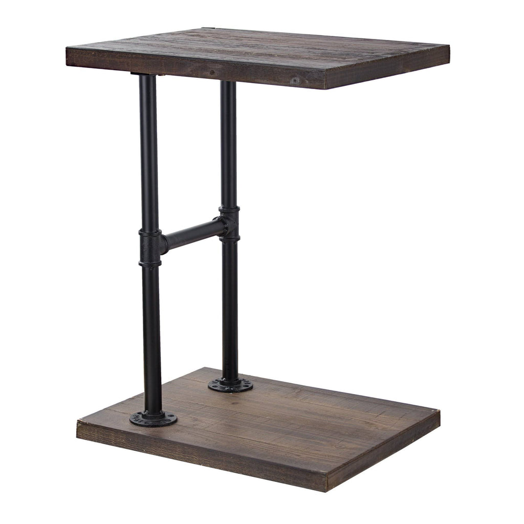 Brown Wood End Side Table V520588