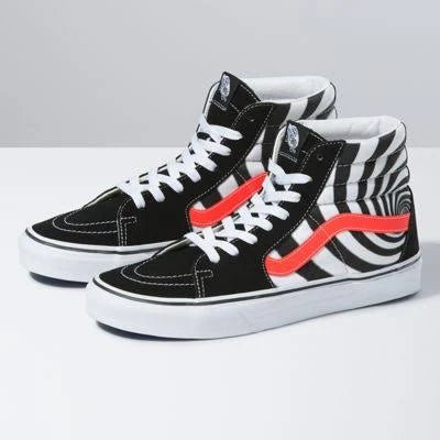 Sk8-Hi Black Fiery Coral Shoes E4620