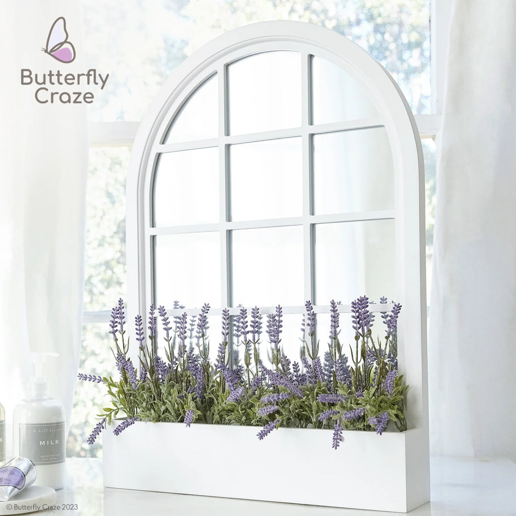 Artificial Lavender 4-Piece Bundle Faux Silk Plants Z4995