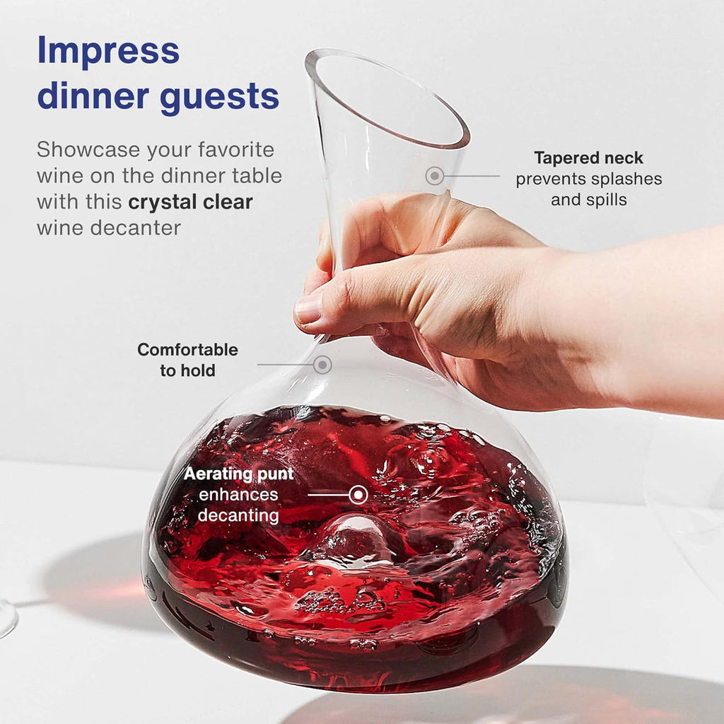 Wine Decanter 44 oz Capacity Pack of 2 B8936