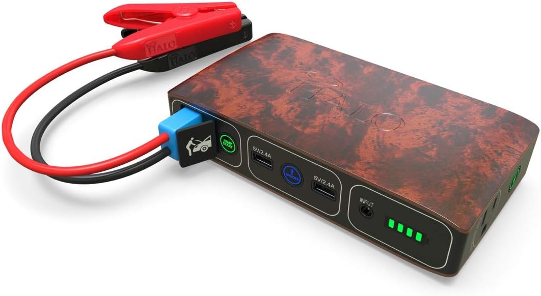 58830 mWh Portable Car Jump Starter with AC Outlet and Car Charger B8138