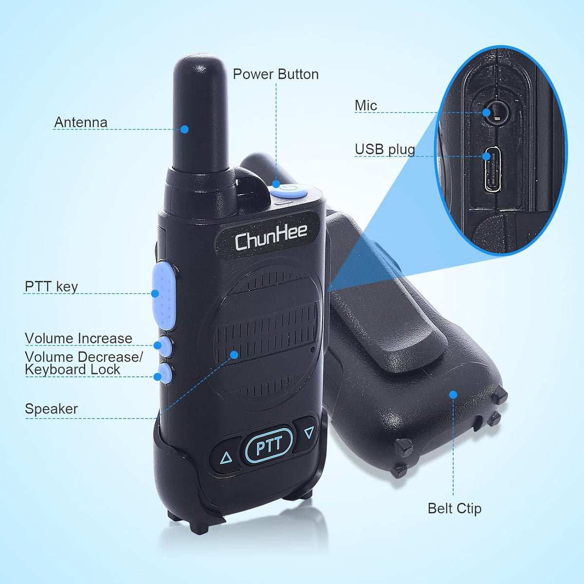 16 Channel Long Range Intercom System P2599