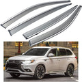 Translucent Smoked Tint Side Window Visor Deflectors Pack of 2 G3475