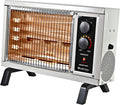 1500 Watt Portable Electric Radiant Space Heater, White, Pack of 2 F919