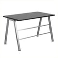 Black Glass Top Computer Desk M3895