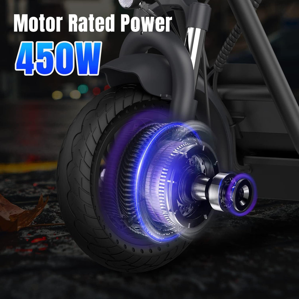 Electric Kick Scooter with 350W Brushless Motor, 50 Miles Long-Range Battery, Foldable S2343