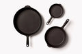 Three Piece Cast Iron Skillet Cookware Set I8633