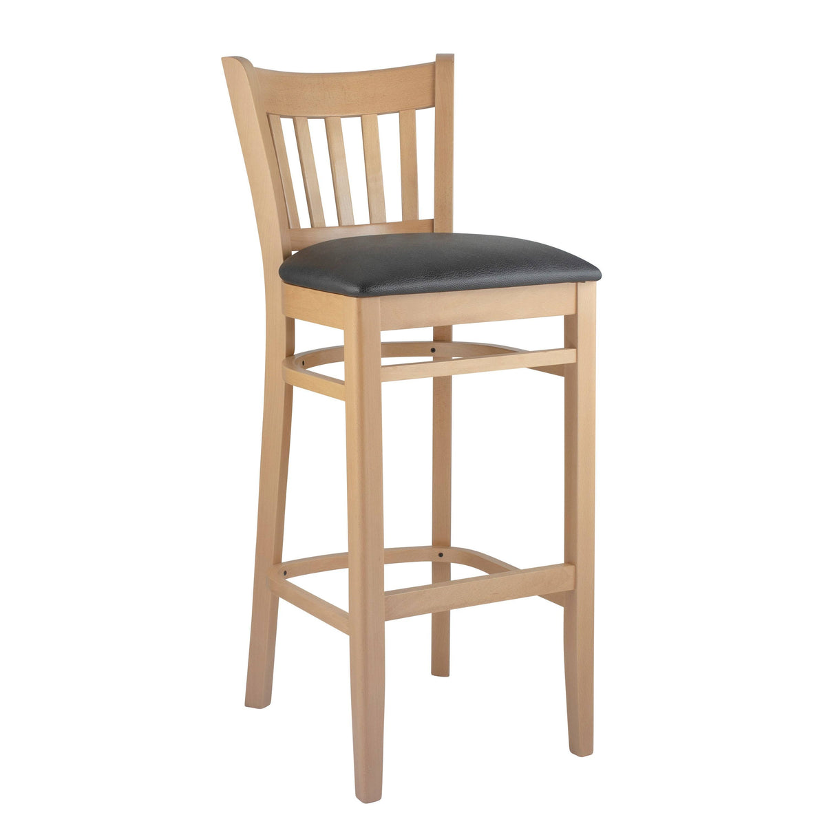 Mahogany Brown Vertical Bar Stool R87080