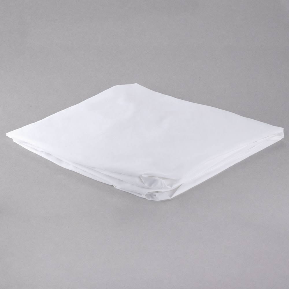 White Percale Fitted Full Bed Sheets 54 x 80 x 14 in. U35625