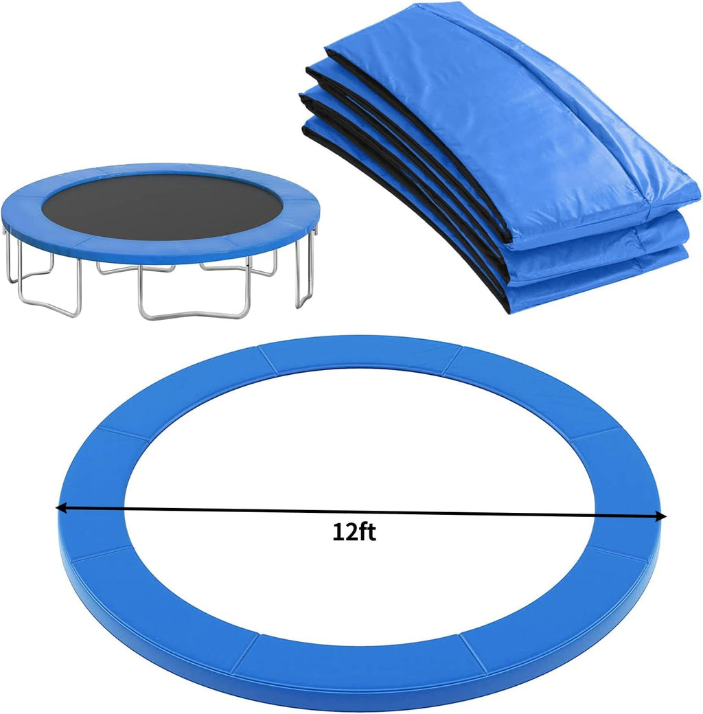 12FT Blue Trampoline Frame Pad Safety Spring Cover L880462