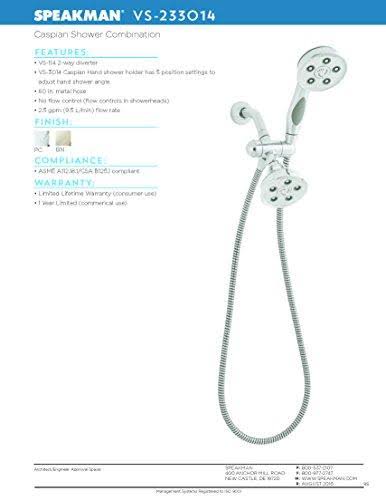 Brushed Nickel 2-Way Shower Combination K590