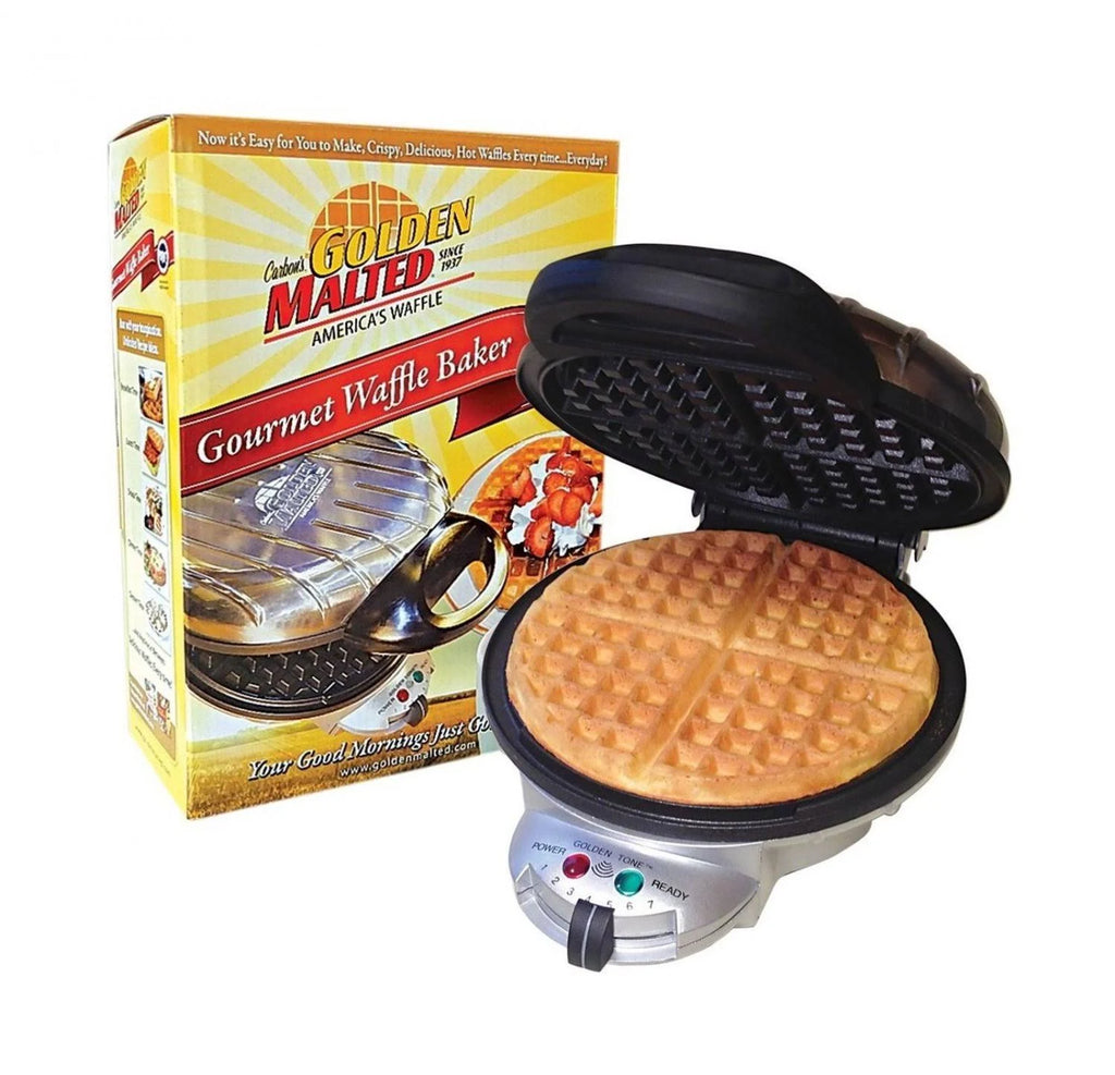 Golden Malted Gourmet Waffle Baker A694119