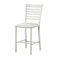 White Counter Height Dining Chair Set of 2 E60313