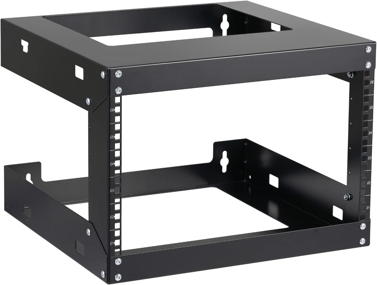 Wall Mount Rack 19 Inch Server Network Cabinet Black B5515