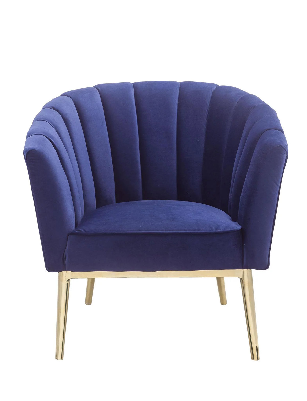 Midnight Blue Velvet Accent Chair T27375