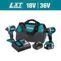18V Lithium-Ion Brushless Cordless Hammer Drill and Impact Driver Combo Kit L774