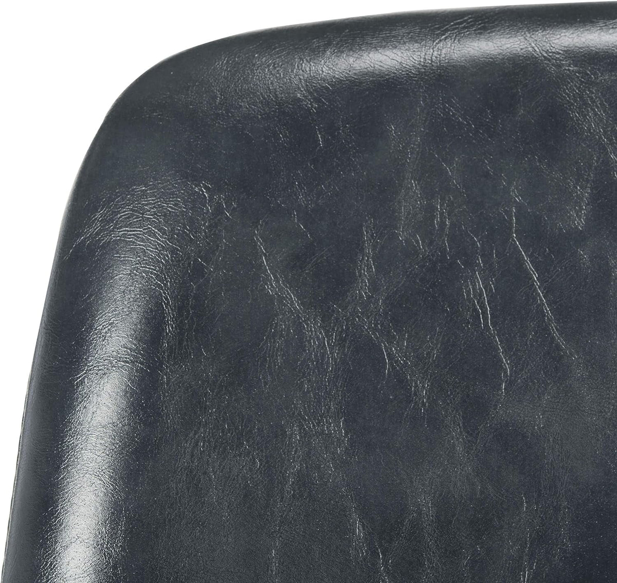 Dark Grey Faux Leather Swivel Adjustable Office Desk Chair Q109