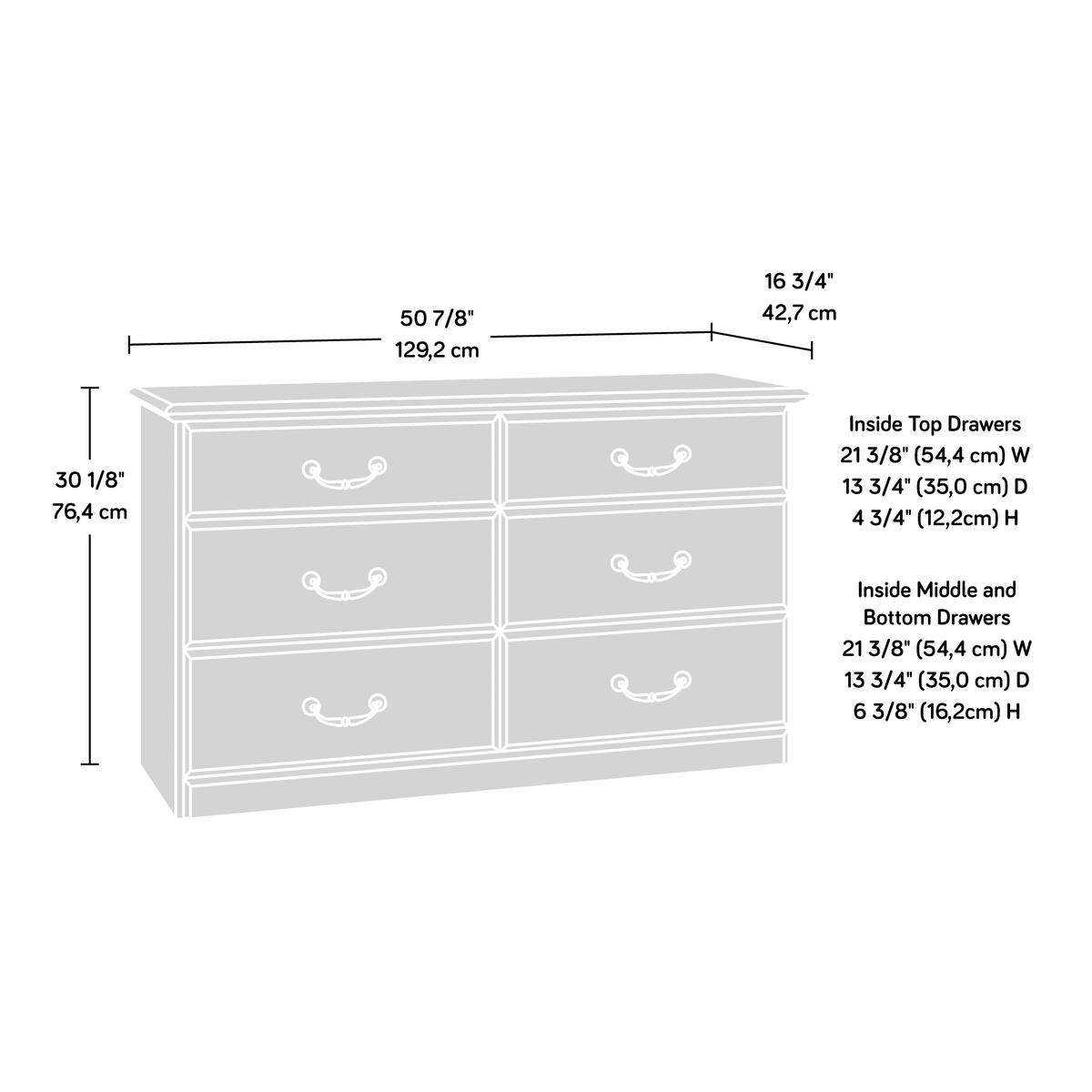 6 Drawer Dresser L2017