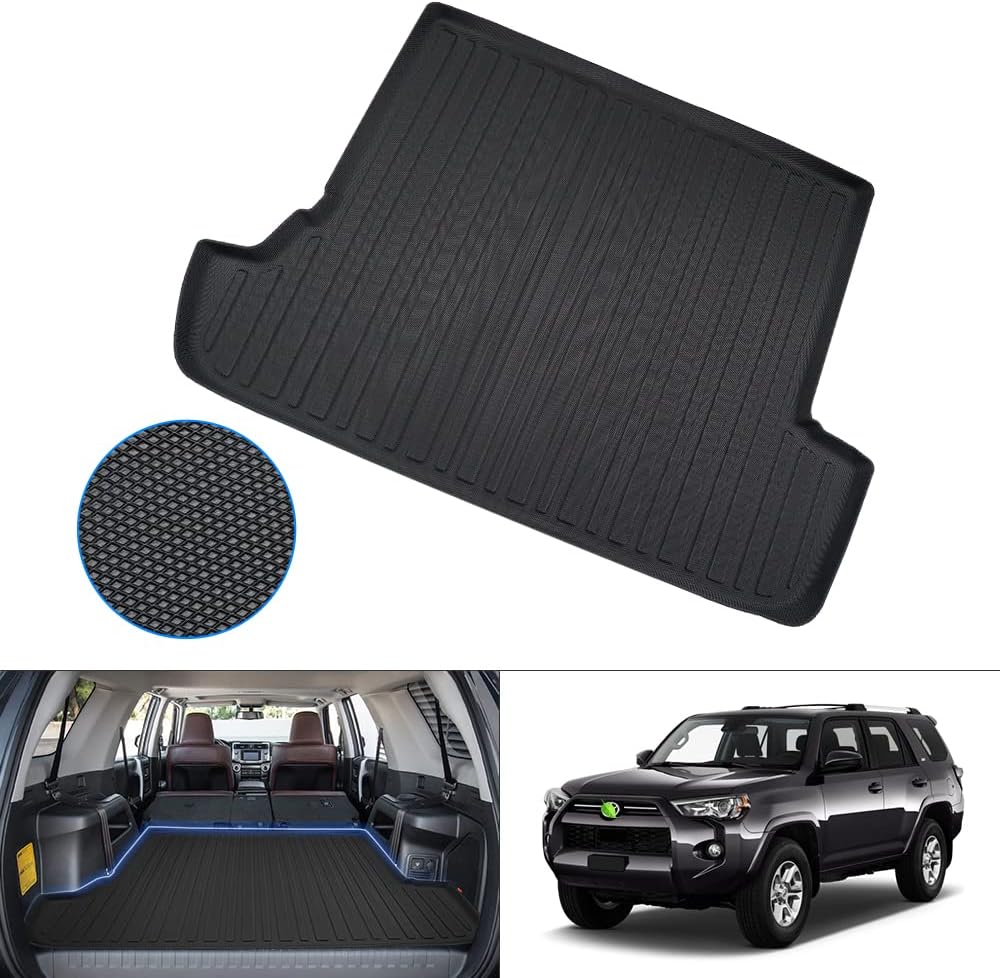 Black All Weather Car Cargo Mat for Toyota 4Runner with 3rd Row Seats D4563