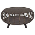 Espresso Rattan Coffee Table T2333