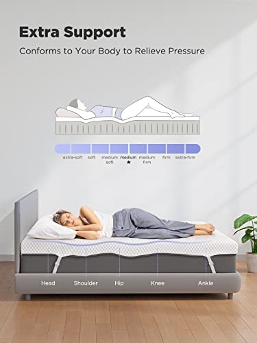 3 Inch Gel Memory Foam Mattress Topper Queen R31688