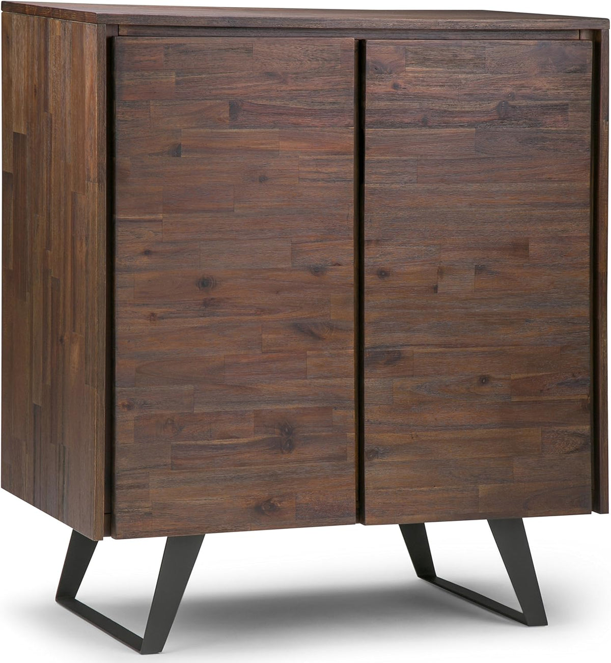 Solid Wood Storage Cabinet with 2 Doors and 4 Adjustable Shelves T505641