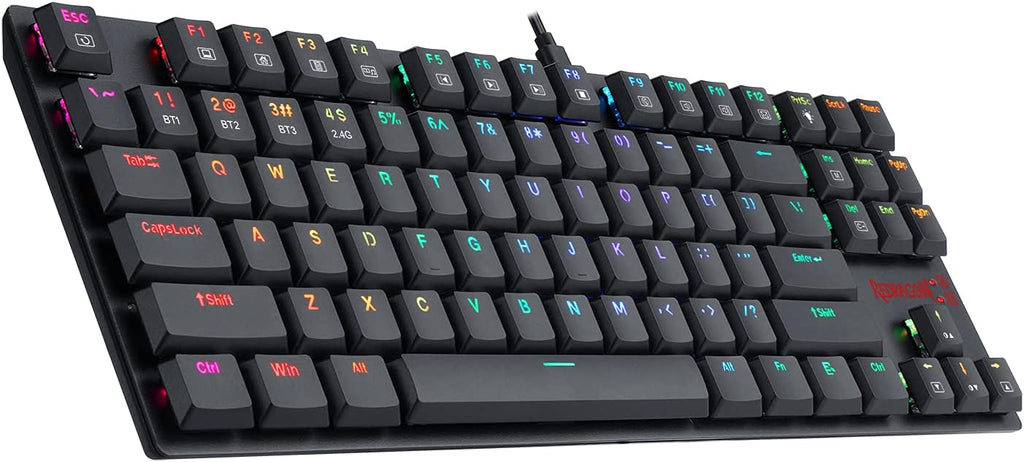 Wireless Mechanical Gaming Keyboard, RGB Backlit, TKL 87 Keys D224