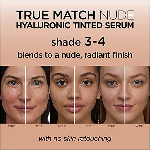 Tinted Serum Foundation with Hyaluronic Acid, Light-Medium, 1 fl. oz. I99285