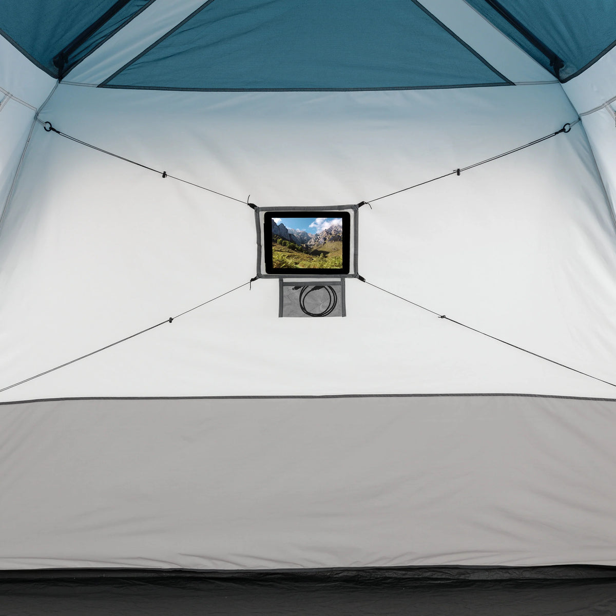 6-Person Instant Cabin Tent with LED Light D665