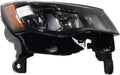 Jeep Grand Cherokee Passenger Side Black Bezel Halogen Headlight Assembly M413