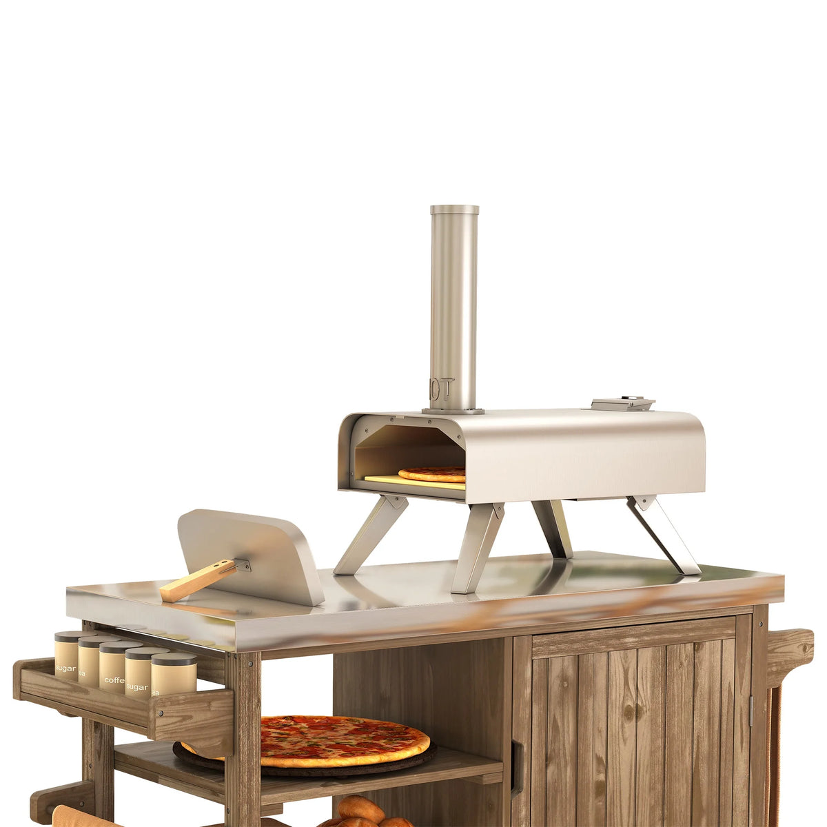 12" Wood Fired Pizza Oven B416673