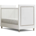 3-in-1 Convertible Baby Crib with Daybed/Toddler Bed Conversion Kit in Bianca White Z244905