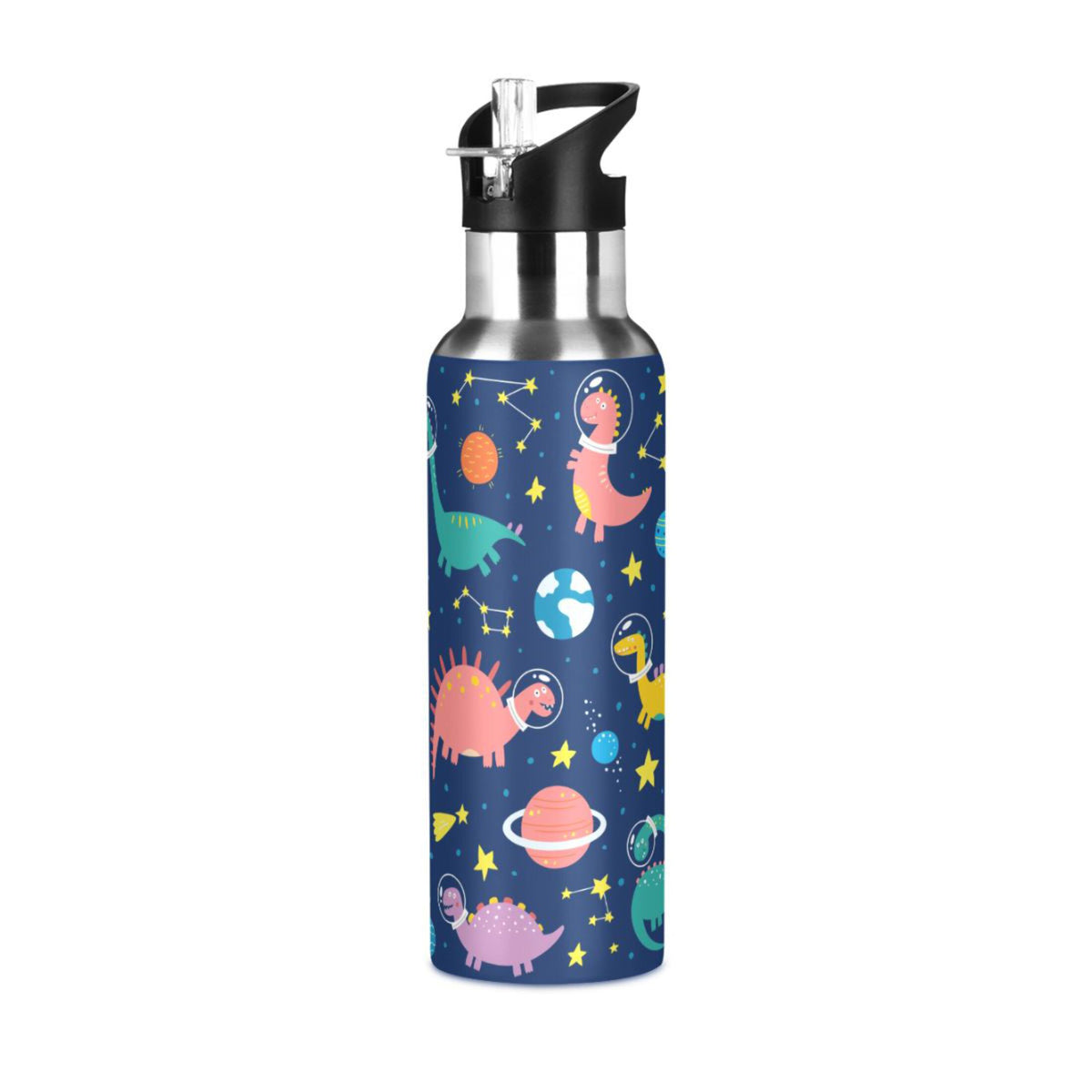 Stainless Steel Insulated Water Bottle with Straw Lid Q85942