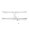 2 Light 43-11/16 inch Wide Integrated LED Troffer Retrofit Kit - White C5026