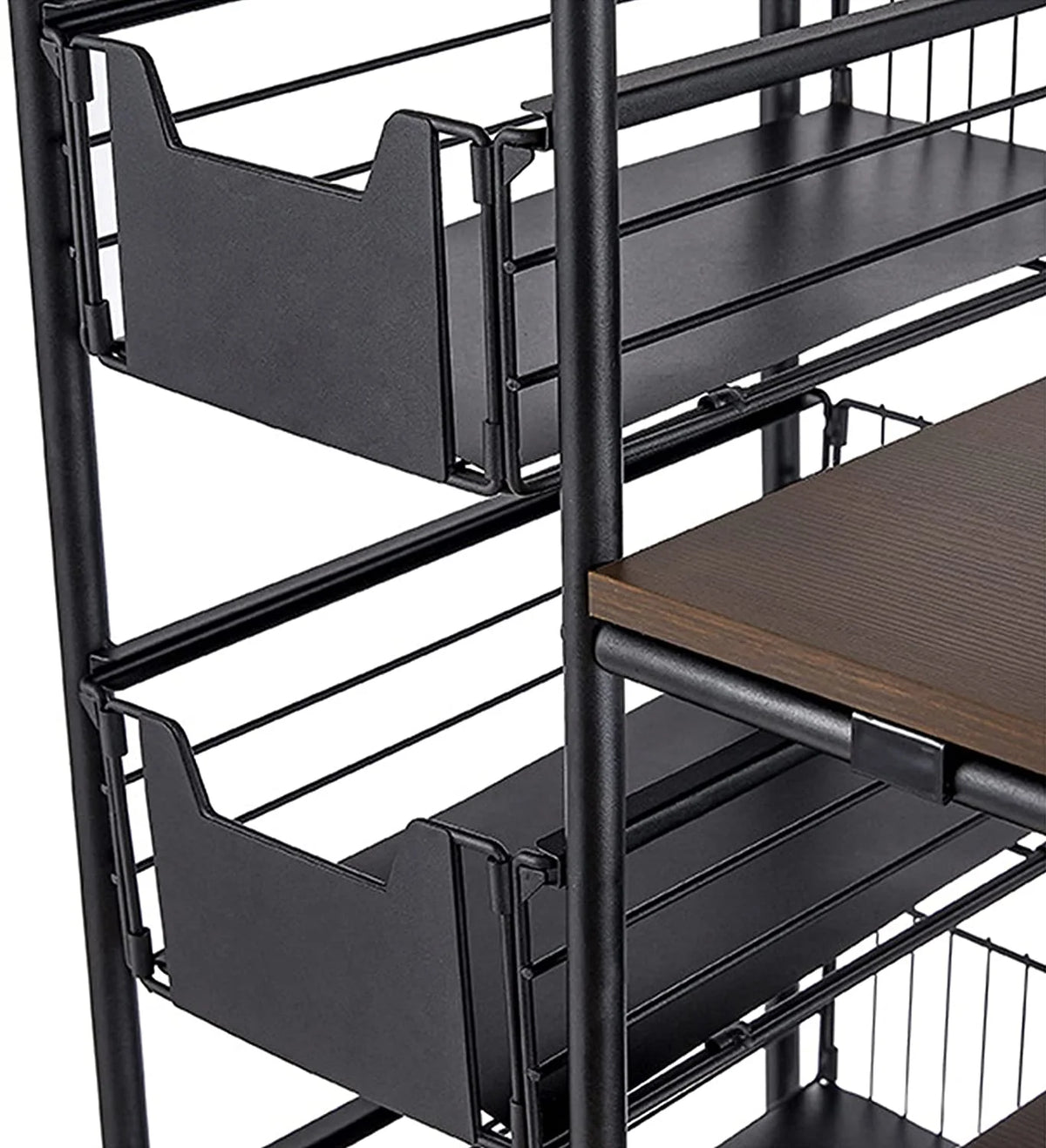 4-Tier + 5-Tier Utility Storage Shelf for Microwave Oven Baker Rack G1967