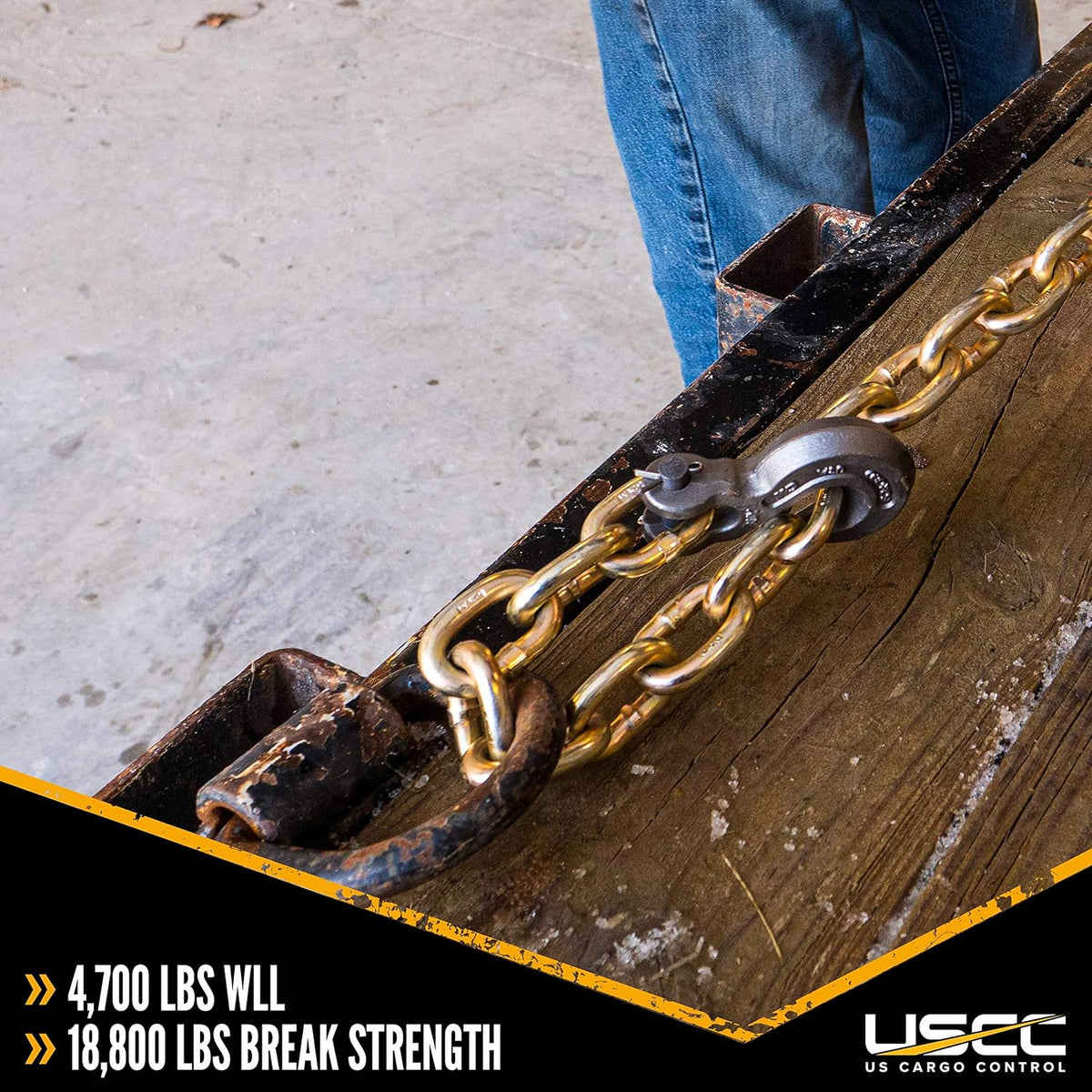 5/16 Inch x 25 Foot Grade 70 Chain Ratchet Binder Q63330